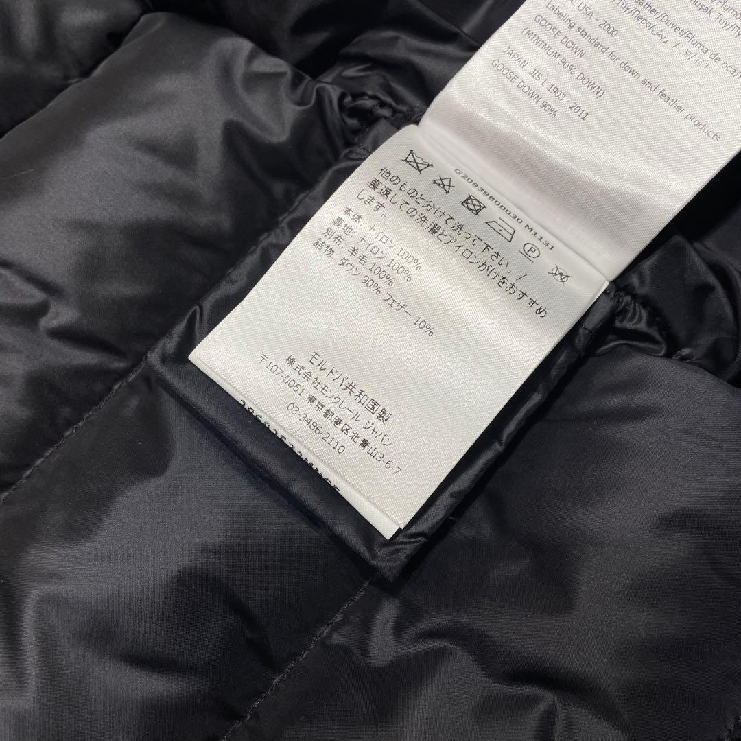 国内正規品】MONCLER 銀座店購入 レディース ニットダウン ブラックXS