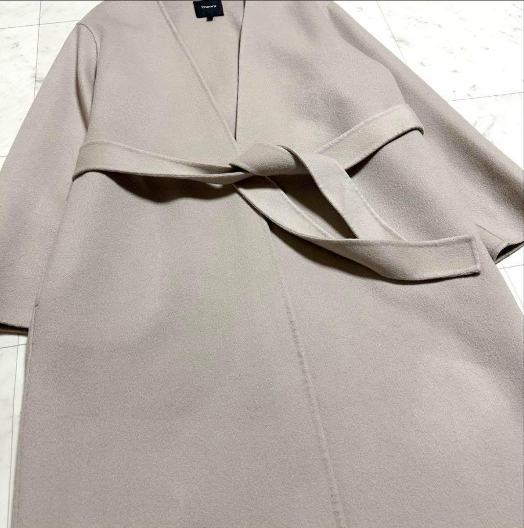 完売人気❗️セオリーLUXE NEW DIVIDE カシミヤ混カラーレスコート