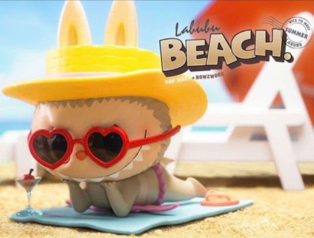 LABUBU BEACH BIG ビッグサイズ POPMART