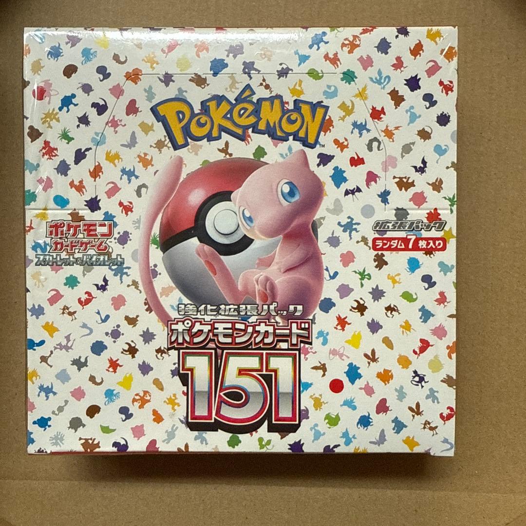 【シュリンク付き】ポケモンカード151 未開封1BOX ②傷あり
