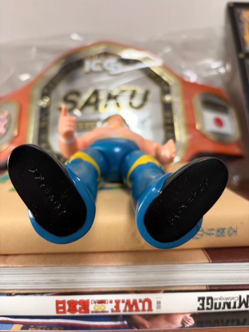 メディコムトイ ソフビファイティングシリーズ タイガーマスク 青