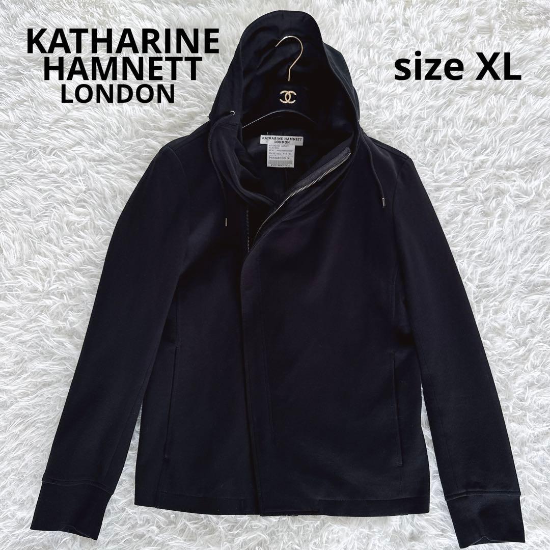 【KATHARINE HAMNETT LONDON】コットンライダース 黒 XL KATHARINE HAMNETT LONDON(キャサリンハムネットロンドン) / コットン