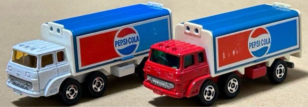 日本製 トミカ ふそう ウイングルーフトラック ペプシコーラ 2台セット