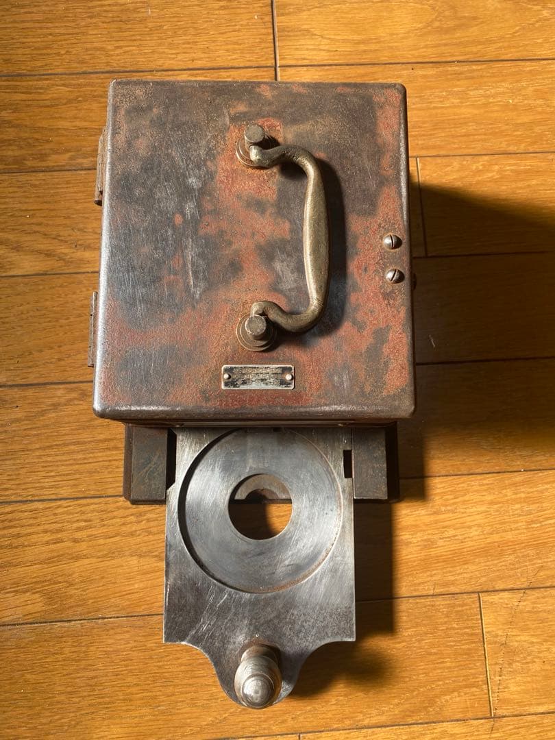 専用出品希少レア国鉄　通票閉塞箱　通票閉塞器鉄製　タブレットなし