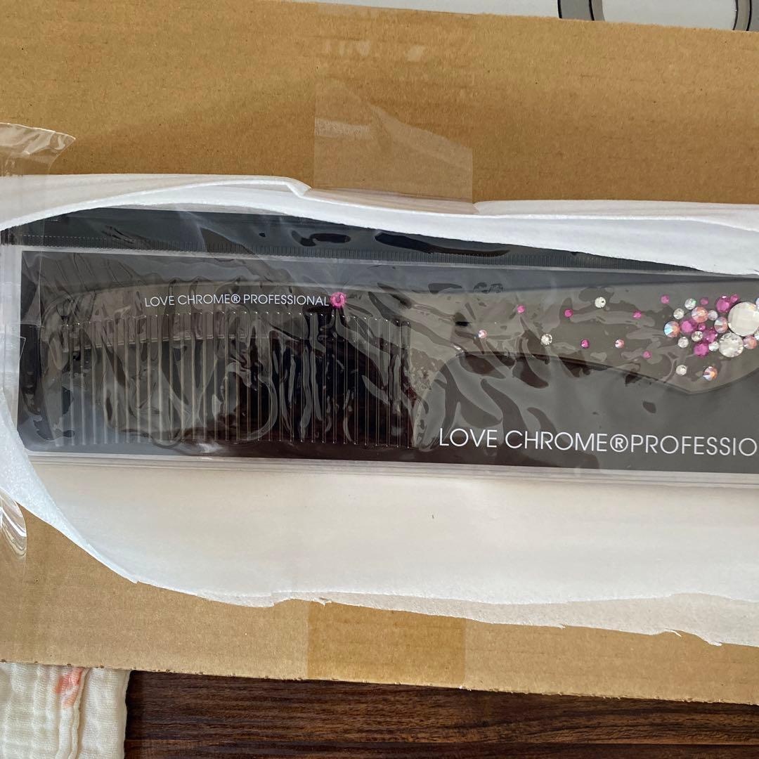 ラブクロム　プロフェッショナル　テツキ　スワロフスキー　ローズピーチ　静電気抑制