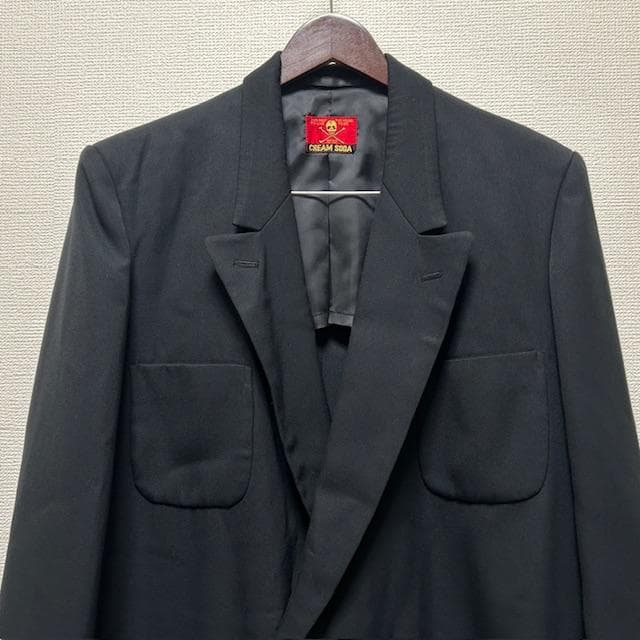 CREAM SODA クリームソーダ テーラードジャケット ブラック L - 2026年