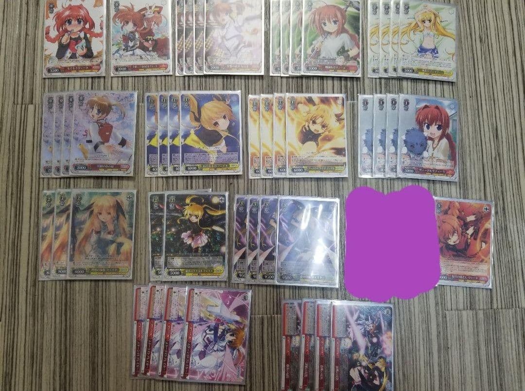 魔法少女りりかるなのは　デッキ　ヴァイス　スリーブ　フェイトテスタロッサ