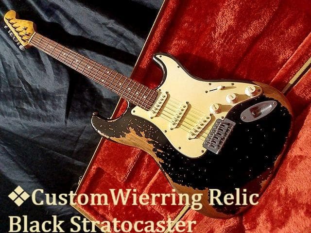 ❖CustomWierring Relic Black Stratocaster