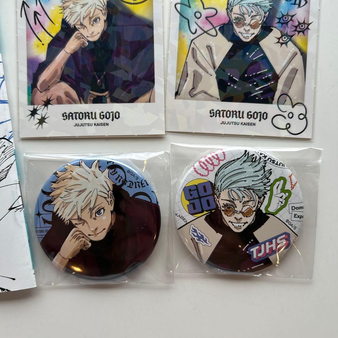 呪術廻戦』五条悟グッズまとめ売り（アクリルスタンド、ステッカー、缶