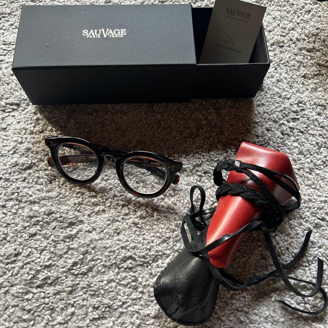 SAUVAGE メガネ(度あり) ケース付き