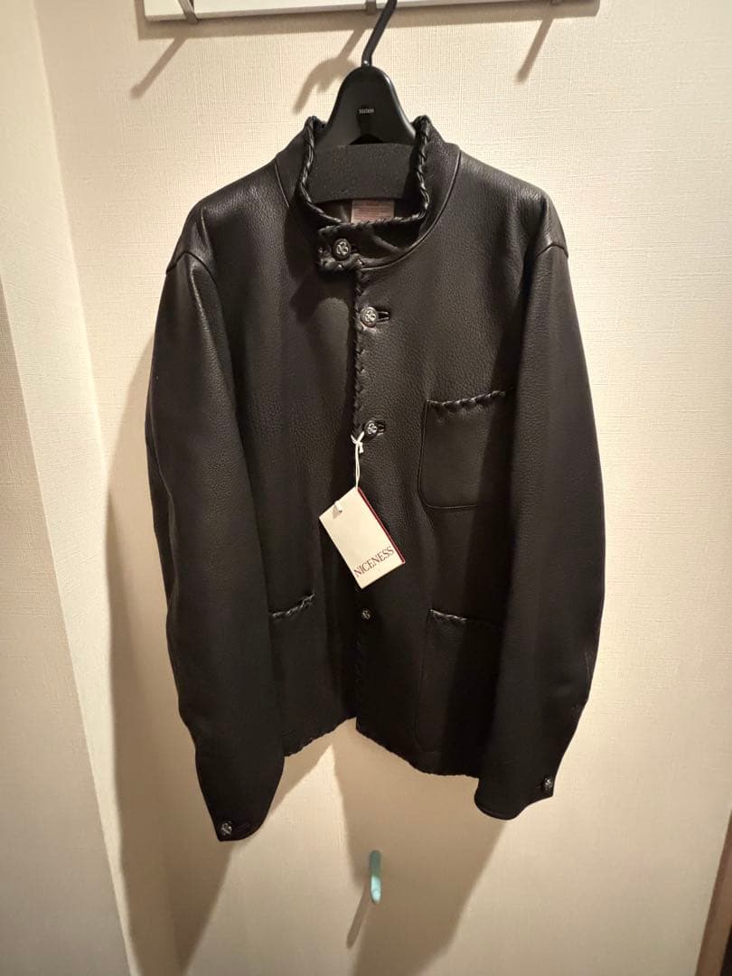 NICENESS SIMONON シモノン チョアレザージャケット - メルカリ