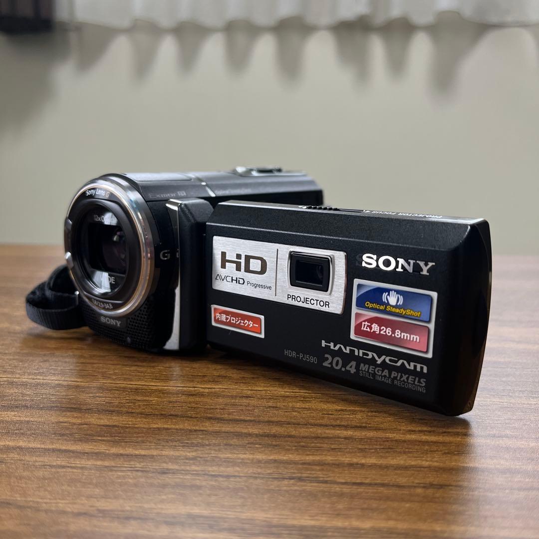 美品！SONY HDR-PJ590 ビデオカメラ 本体