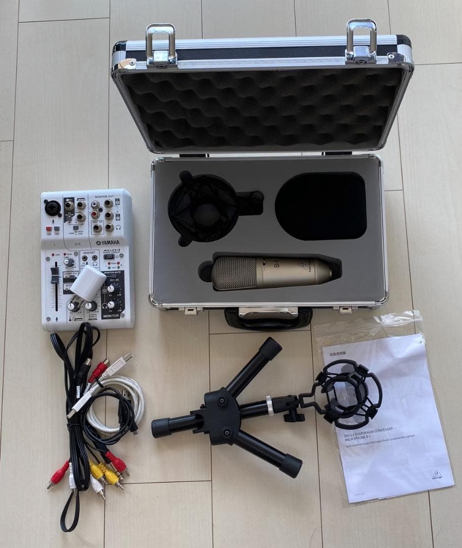 YAMAHA AG03 オーディオインターフェイス＆マイク-ベリンガー