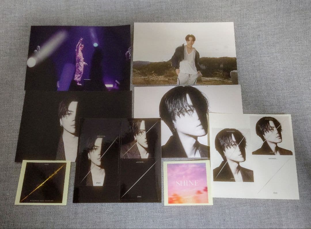 JSB3CLASS ØMI 登坂広臣ステッカー バースデーオリジナルポストカード