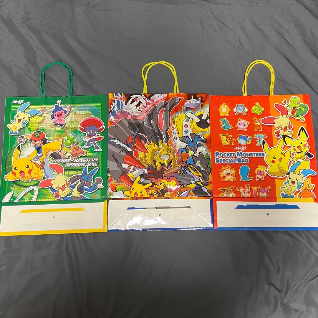 レアな初期ポケモン meiji 袋 セット - メルカリ