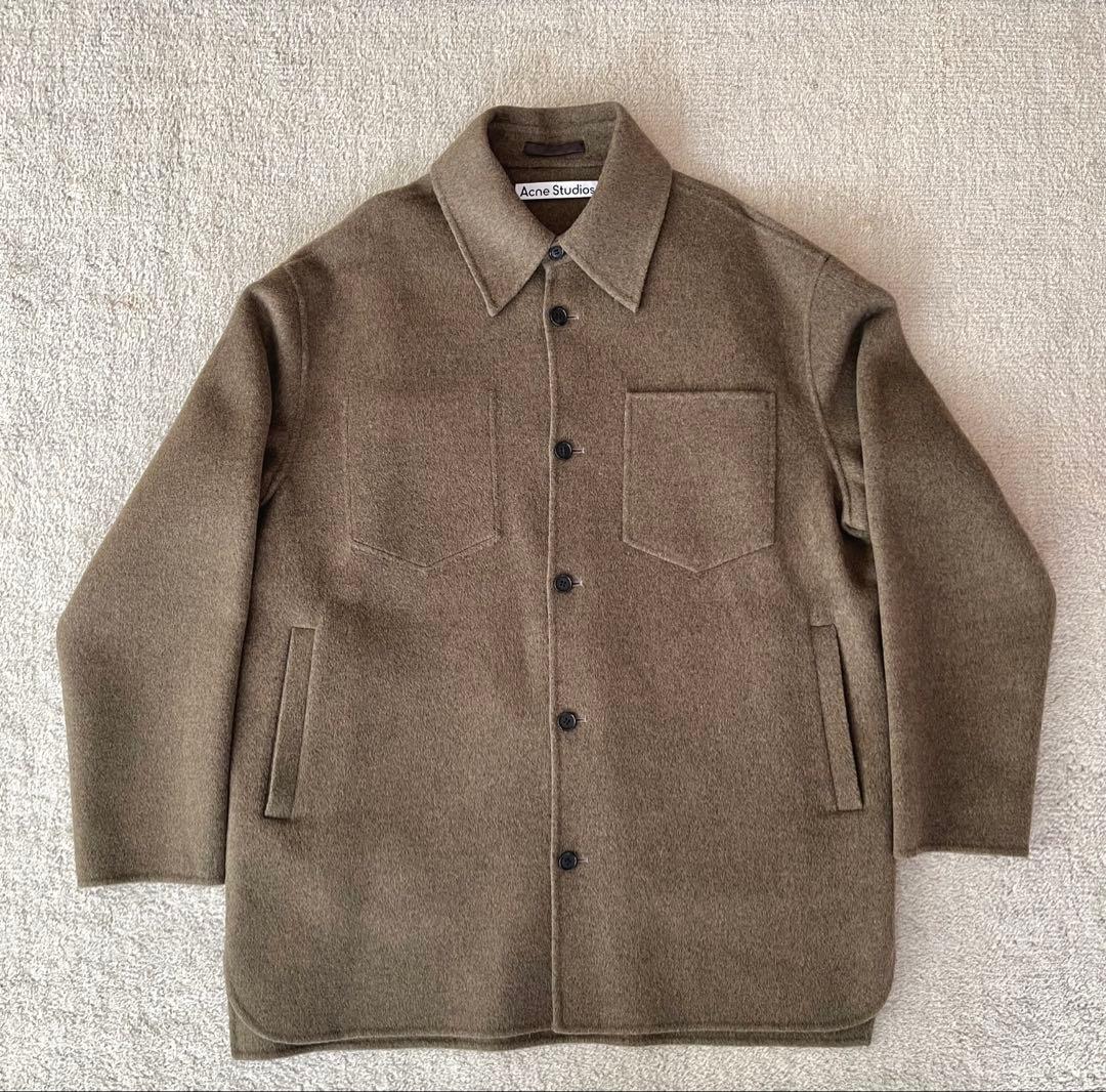 Acne Studios オーバーサイズウールシャツジャケット - メルカリ