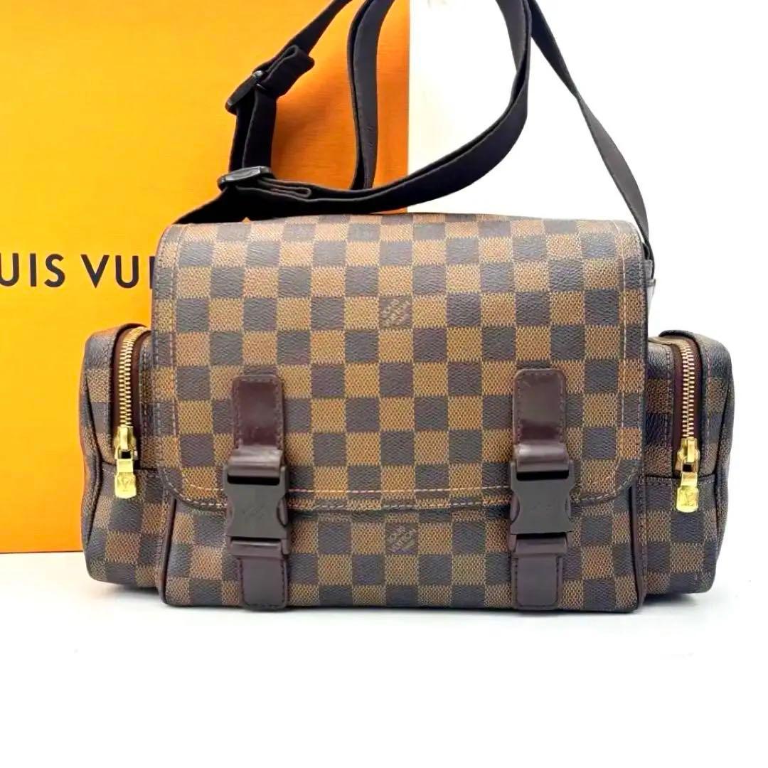 ▲LOUIS VUITTON ダミエ　リポーター メルヴィール ショルダーバッグ