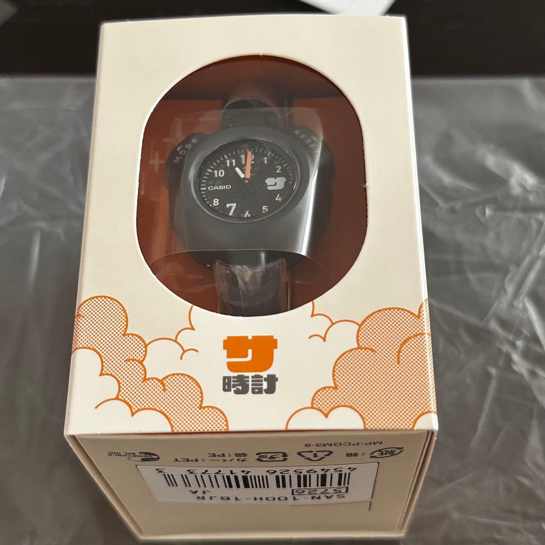 【新品未使用】CASIO サ時計 SAN-100H-1BJR ブラック サウナ