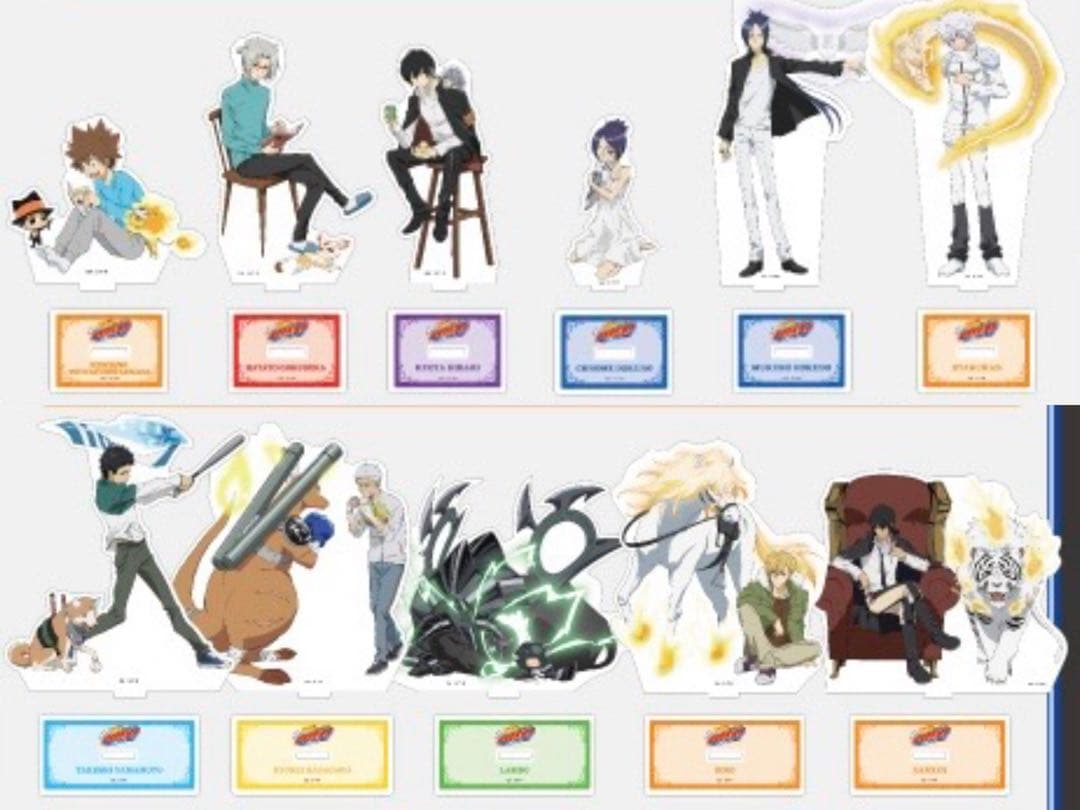 【希少】 家庭教師ヒットマンREBORN! カラ鉄 アクリルスタンド 全11種