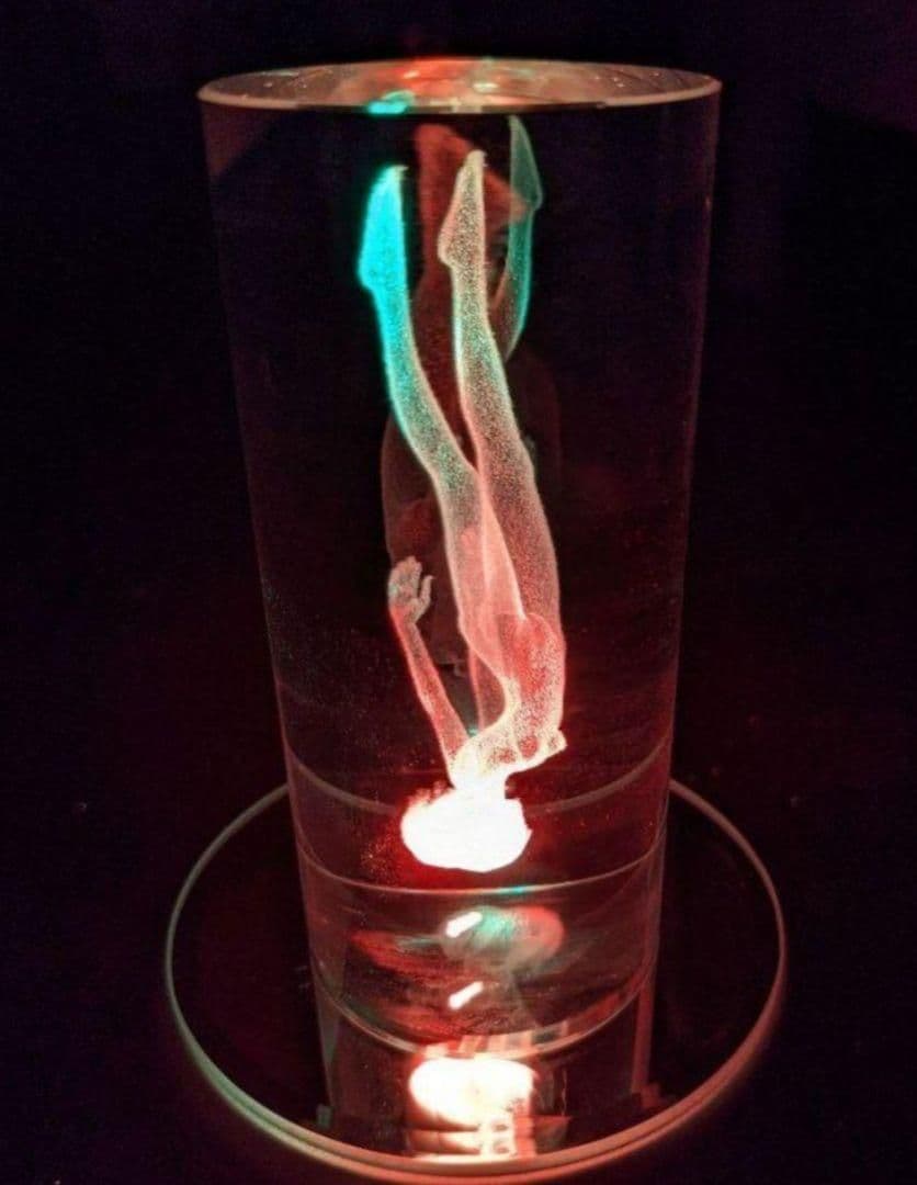 エヴァ25周年記念　綾波レイ　メモリアルクリスタル　EVA STOREオリジナル