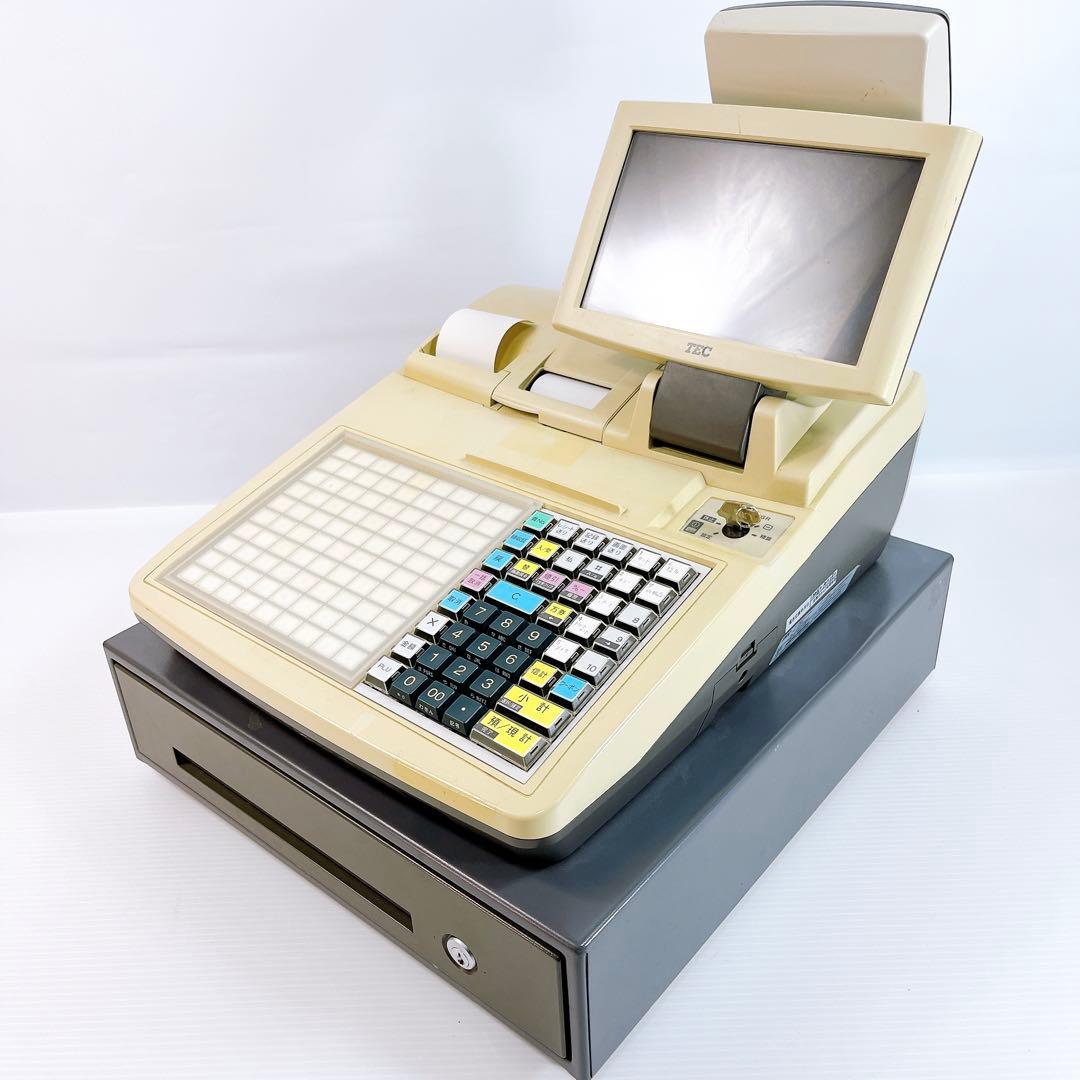 TEC 東芝テック 電子レジスター FS-2055 鍵付き 現状品 - メルカリ