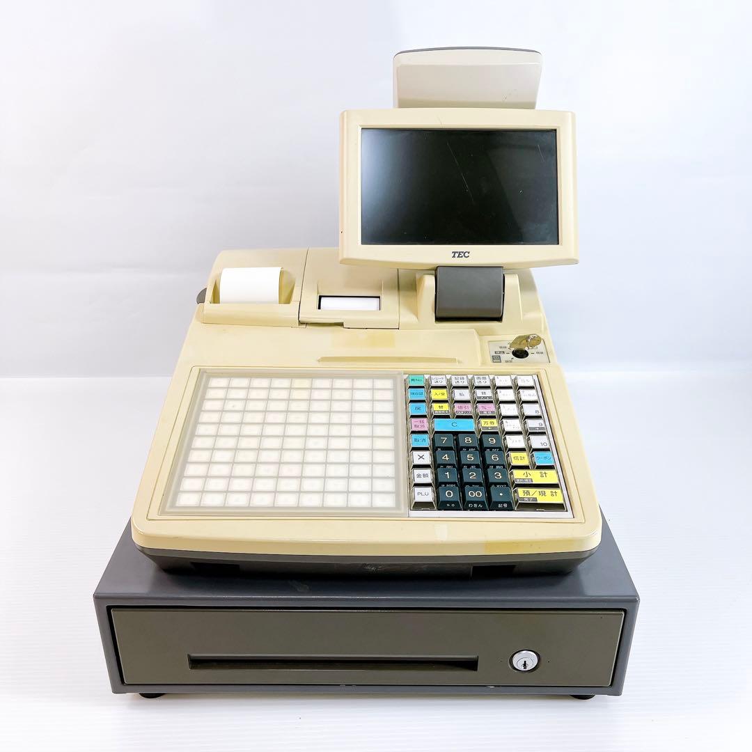 TEC 東芝テック 電子レジスター FS-2055 鍵付き 現状品 - メルカリ