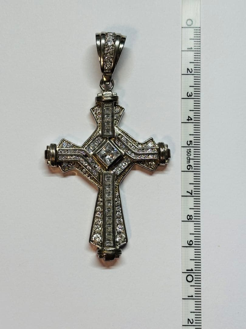 シルバージュエリー 十字架クロス（hiphopジュエリー）