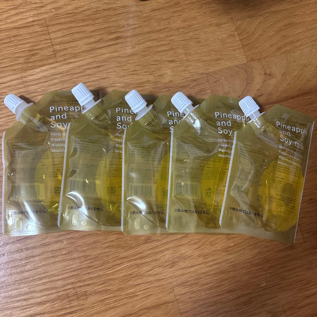 パイナップル豆乳ローションプレミアム　エコパック5個セット