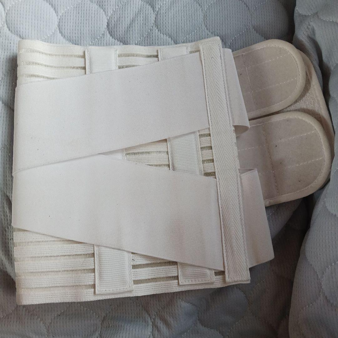 ホワイト腰痛ベルト フリーサイズ