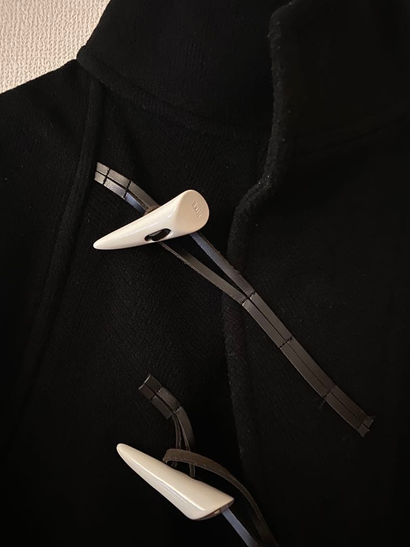 2020 AW HYKE PILE DUFFLE COAT BLACK サイズ1 - メルカリ