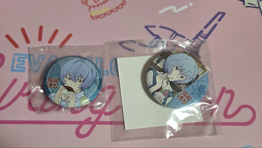 エヴァ　綾波　ミニ缶バッジ 3個 綾波レイ エヴァンゲリオン エヴァフェス 缶バッジ｜Yahoo!フリマ