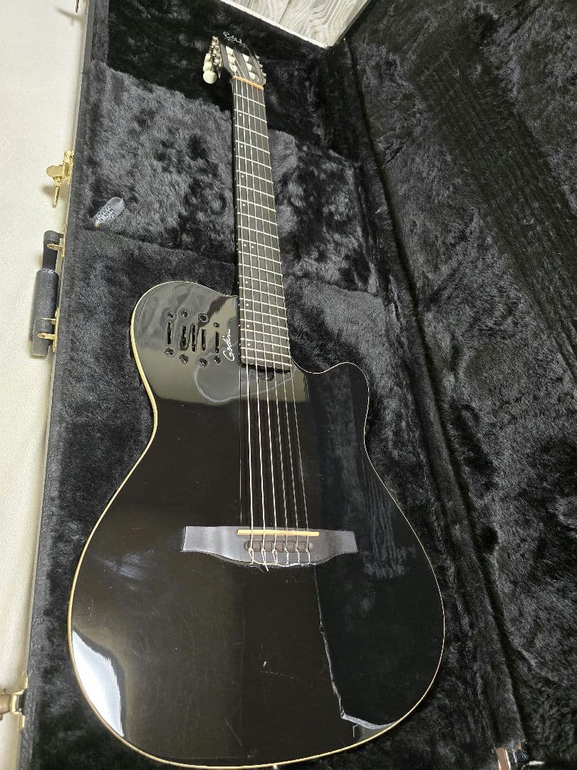 ギター Godin black knight ec