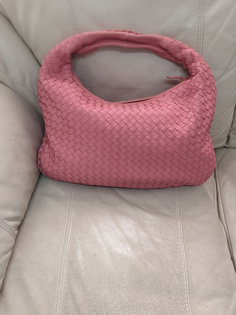 イントレチャート ハンドバッグ ピンク 付属品完備