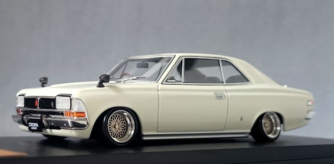 1/43　クラウン改　ハードトップ　SSRメッシュ　アルミ製　深リム　国産名車