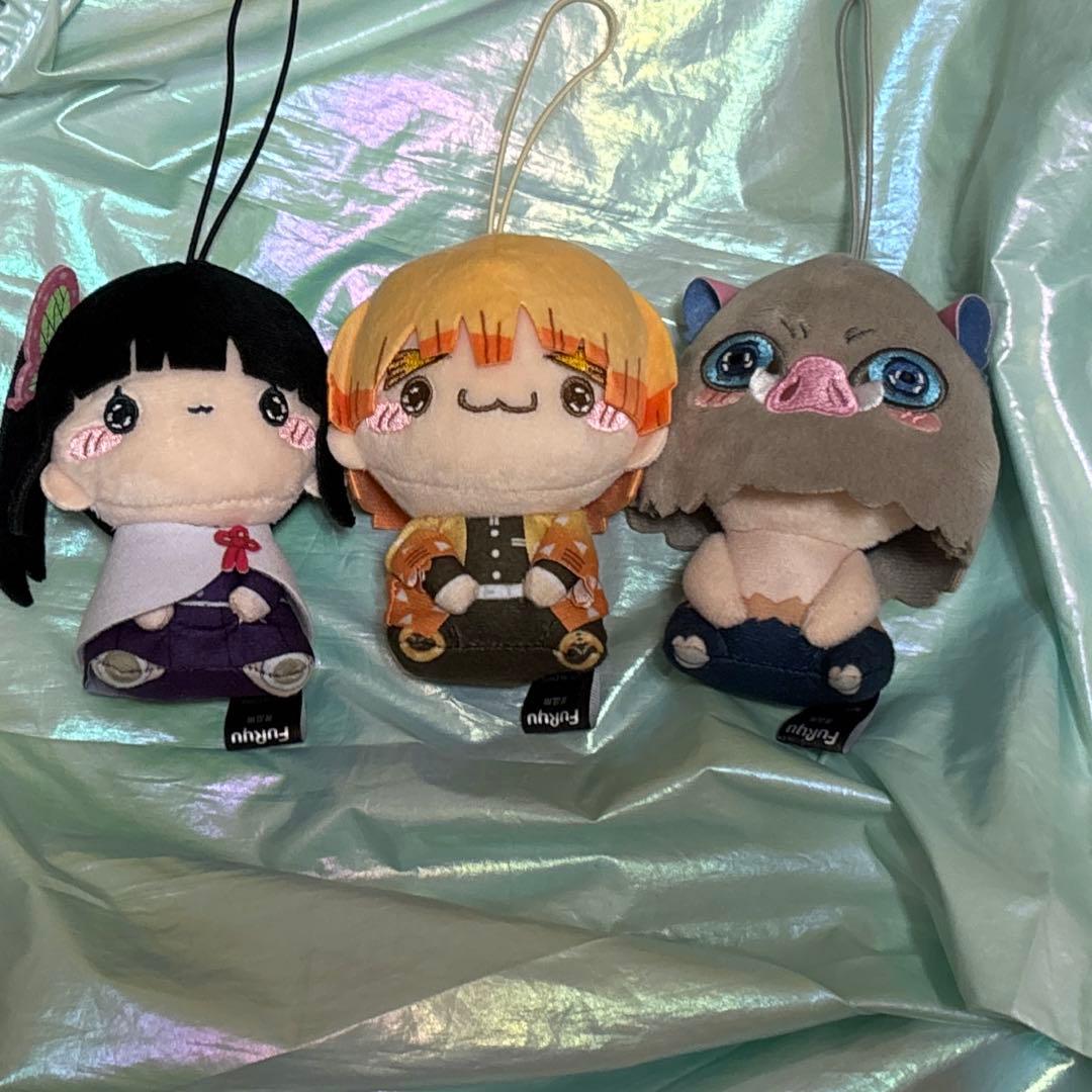 鬼滅の刃 もちぴこマスコット 栗花落カナヲ　我妻善逸 嘴平伊之助 アニメ「鬼滅の刃」もちぴこマスコット1 | オンラインクレーンゲーム