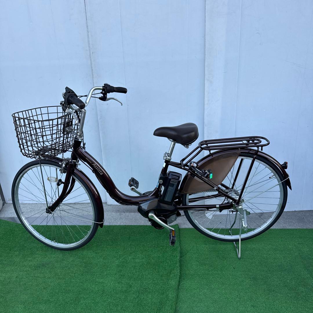 ブリヂストン 電動アシスト自転車26インチ 12.3Ah ブラウン