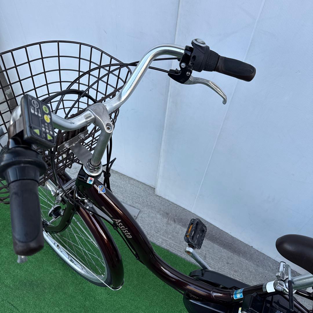 ブリヂストン 電動アシスト自転車26インチ 12.3Ah ブラウン