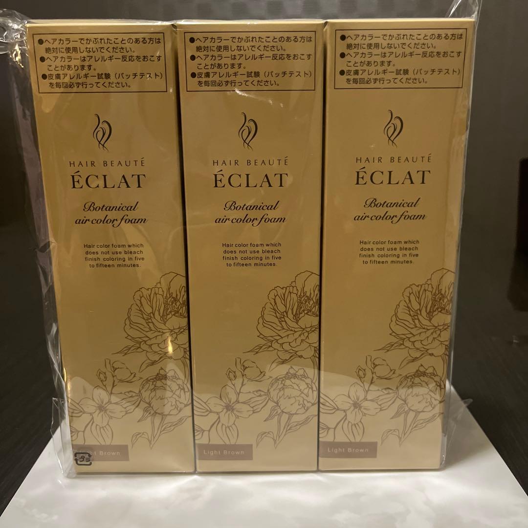 ヘアボーテエクラボタニカルエアカラー ヘアボーテエクラボタニカルエアカラーフォームup3本P付特別セット