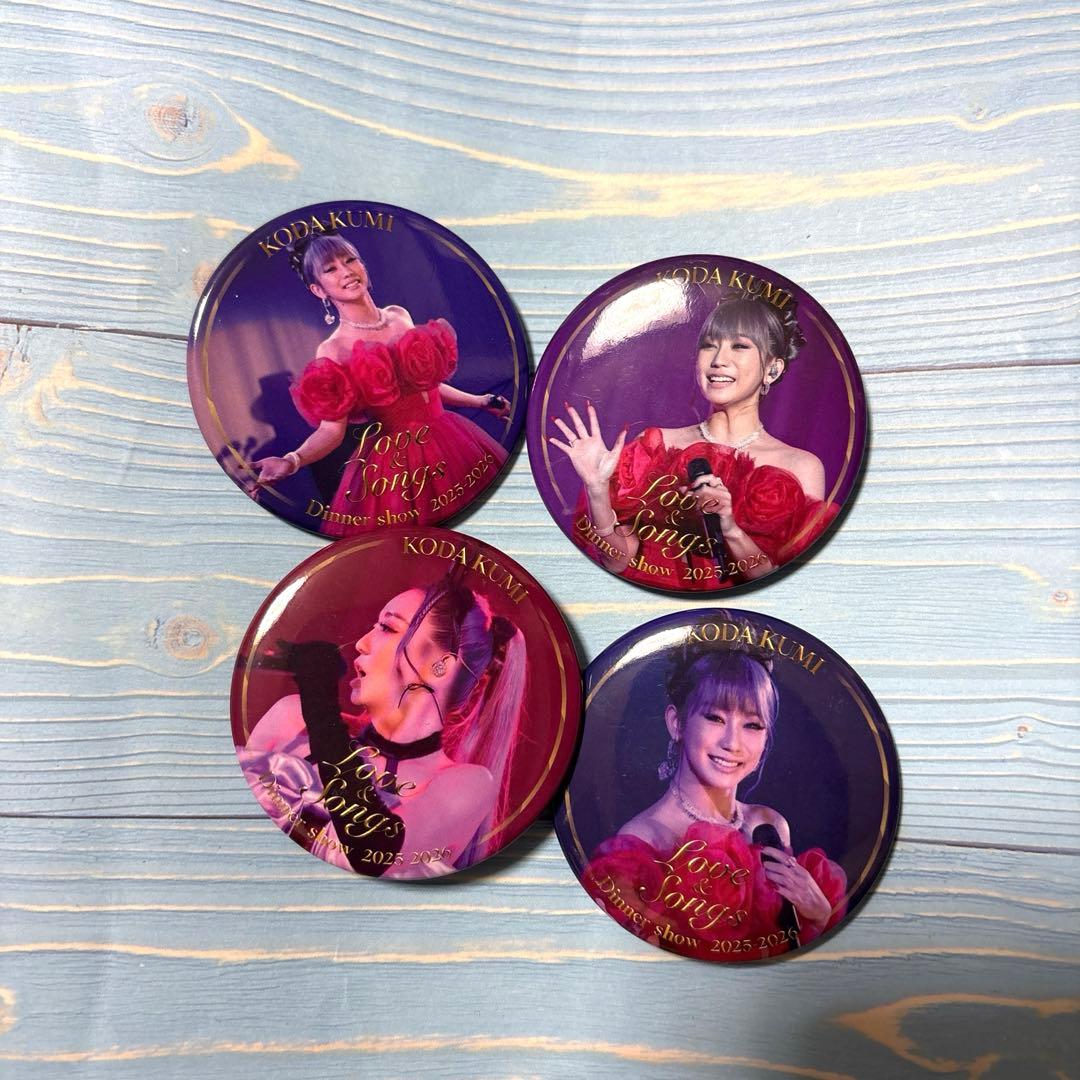 倖田來未 2025-2026ディナーショー 缶バッジ - メルカリ