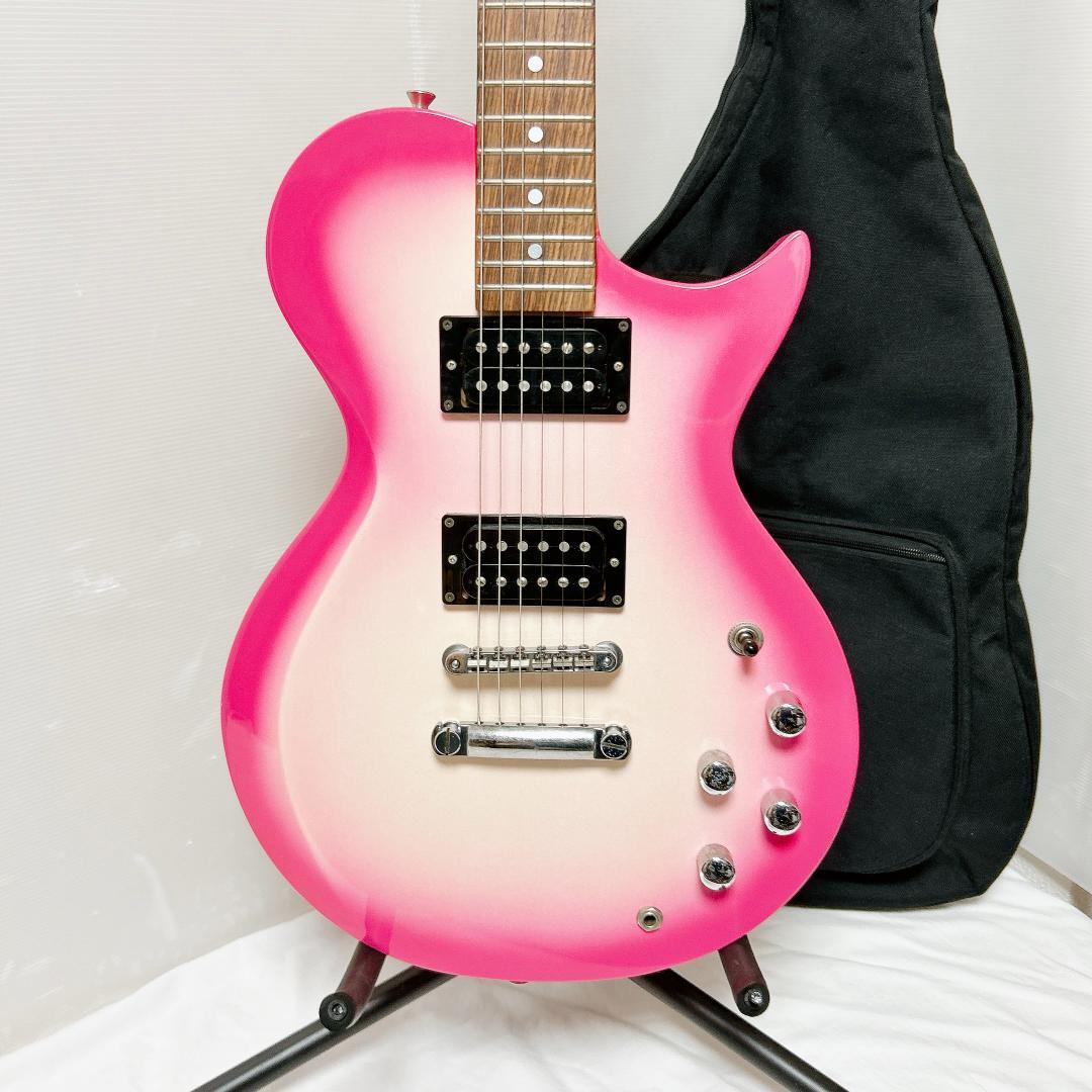美品 Burny バーニー Lespaul Custom レスポール ピンク - メルカリ