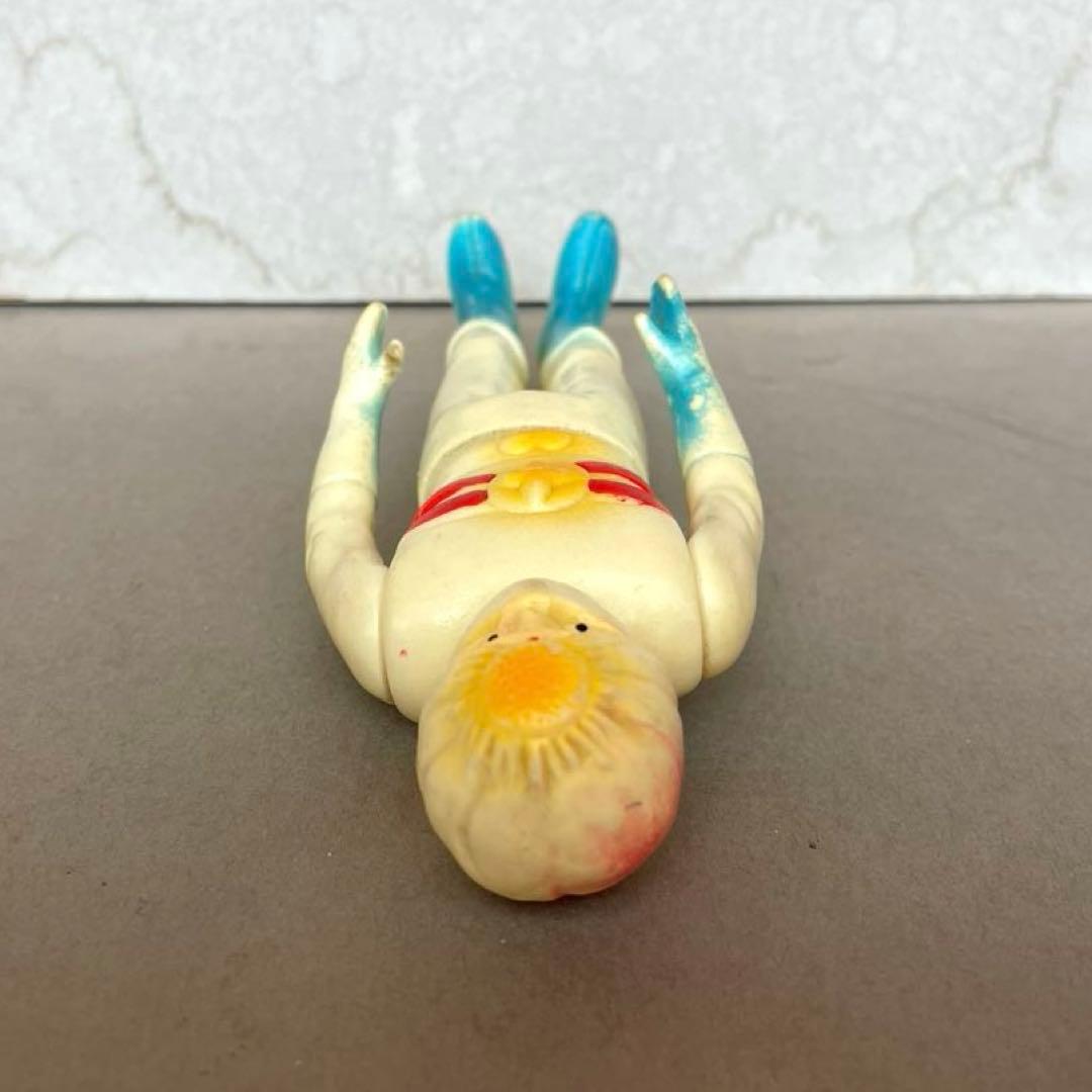 レインボーマン パチ 無版権 ミドルサイズ ソフビ 貴重品 1972年製