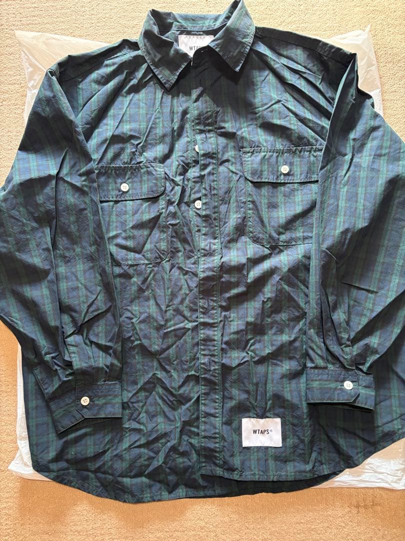 アレンツWTAPS 長袖シャツ サイズX 03 チェック柄
