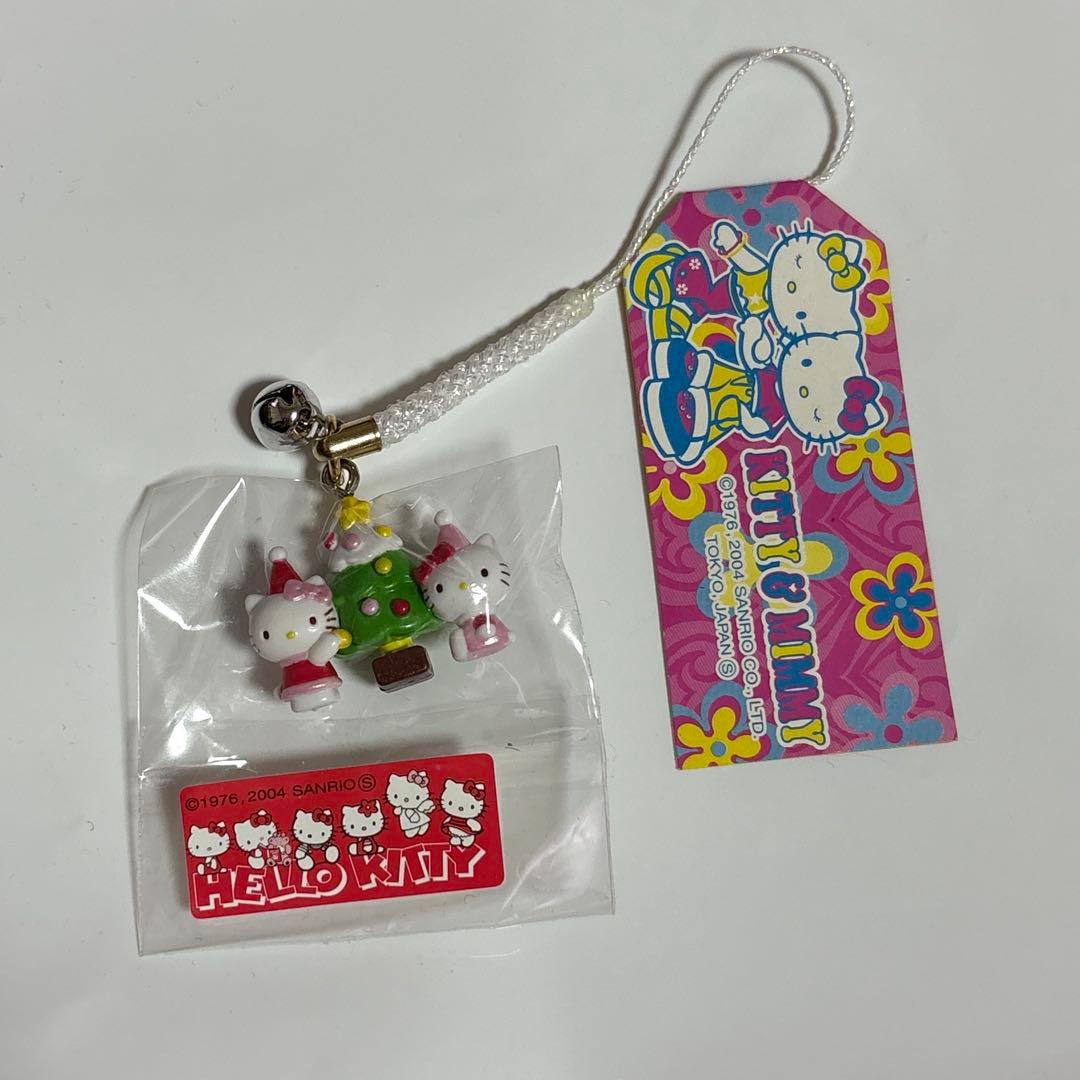 ハローキティ　ミミィ　クリスマス　ストラップ