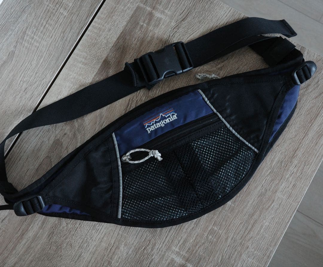 バッグ 90s patagonia west bag hipbolt navy