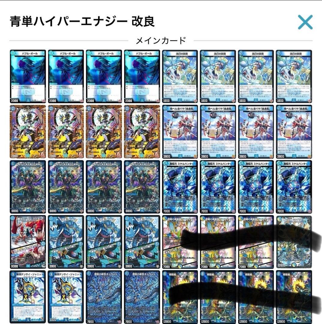 青単ハイパーエナジー デッキパーツ ロキシー・ミグルディア スリーブ