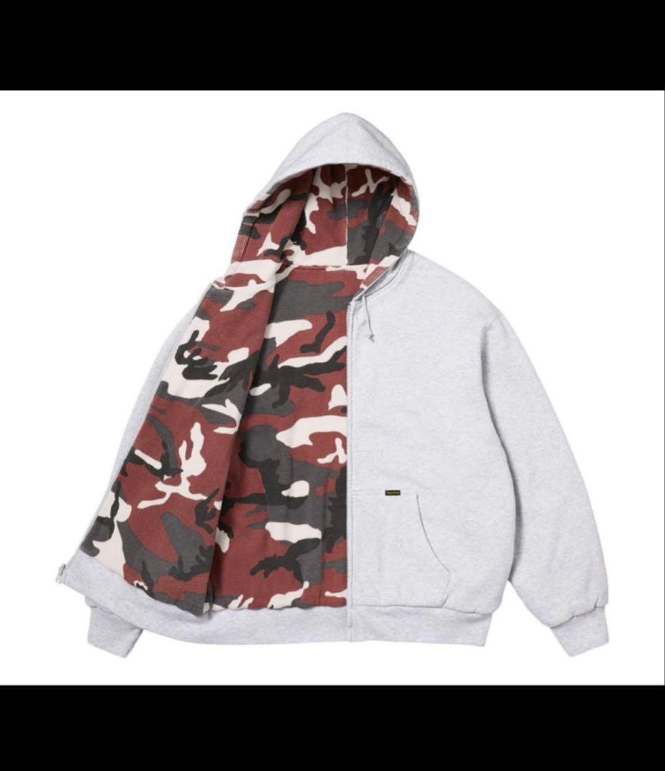 トップス Reversible Work Zip Up Hooded Sweatshirt