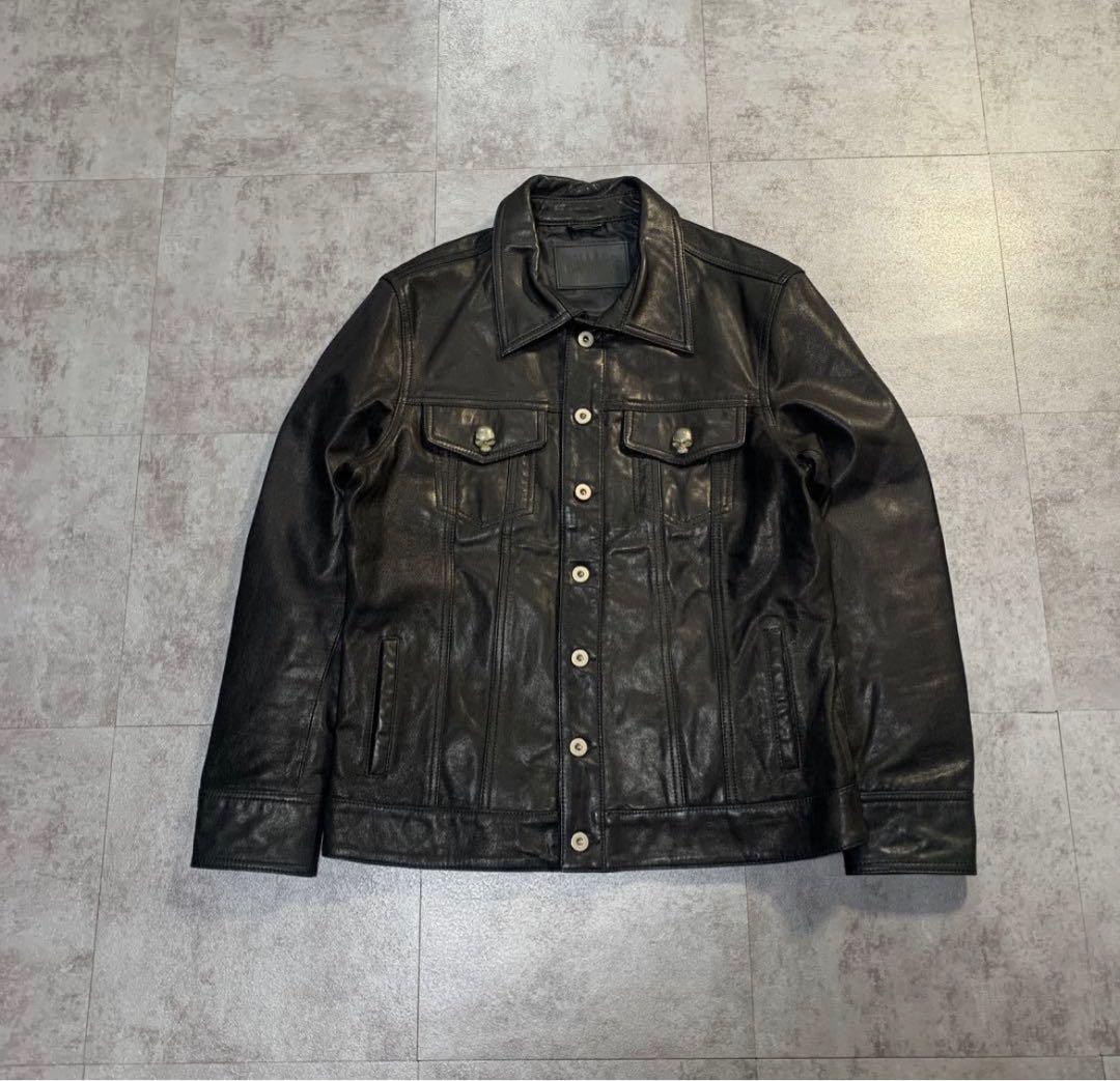 ジャケット・アウター collars real leather tracker jacket Leather Tracker Jacket / Black