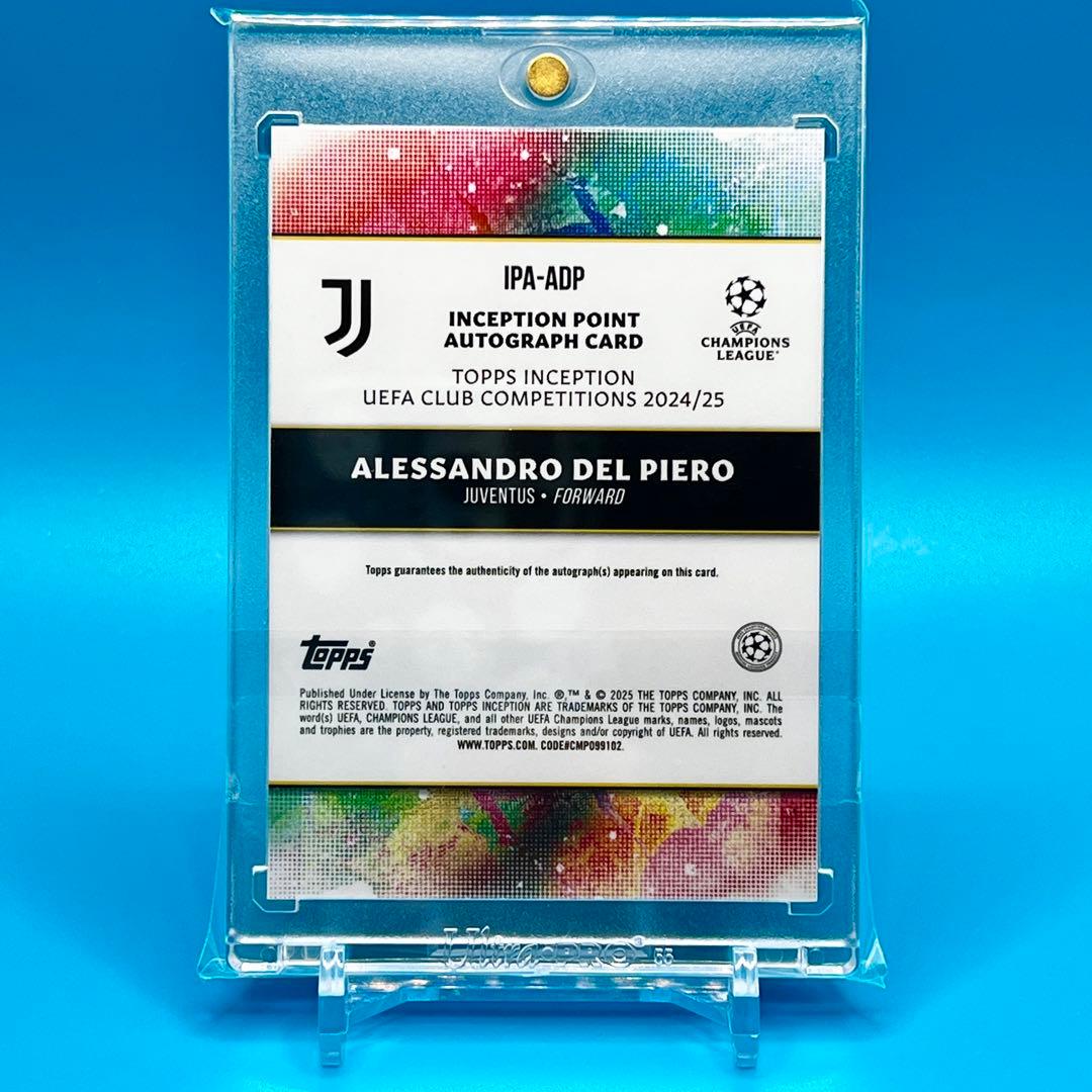 TOPPS INCEPTION DEL PIERO デル・ピエロ 直筆サイン - メルカリ