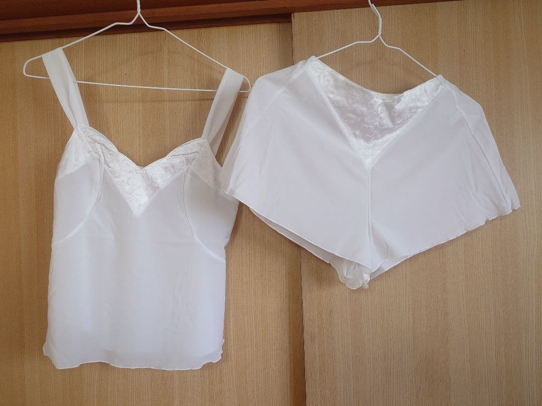 Christian Diorホワイトレースキャミソールセット Vintage Christian Dior Lingerie Women's M White One Piece Bodysuit