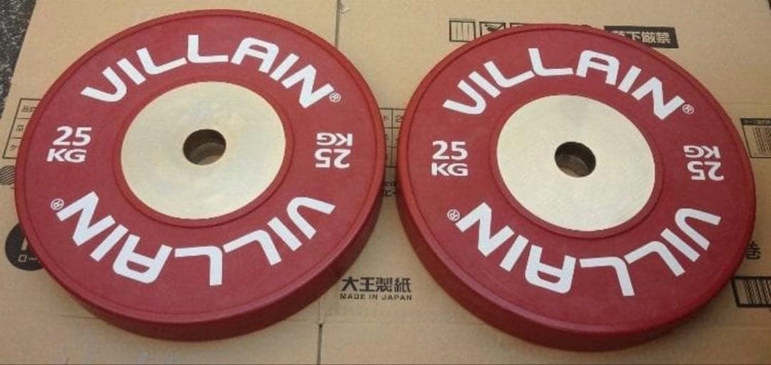 VILLAIN ウエイトプレート 25kg 2枚セット